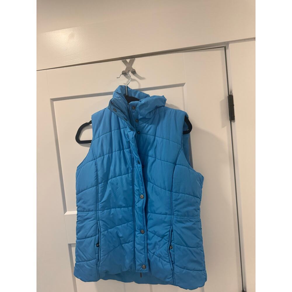 Blue Puffer Vest size large